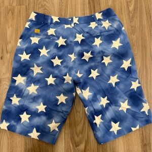Loudmouth Blue Star-Patterned Kids Shorts